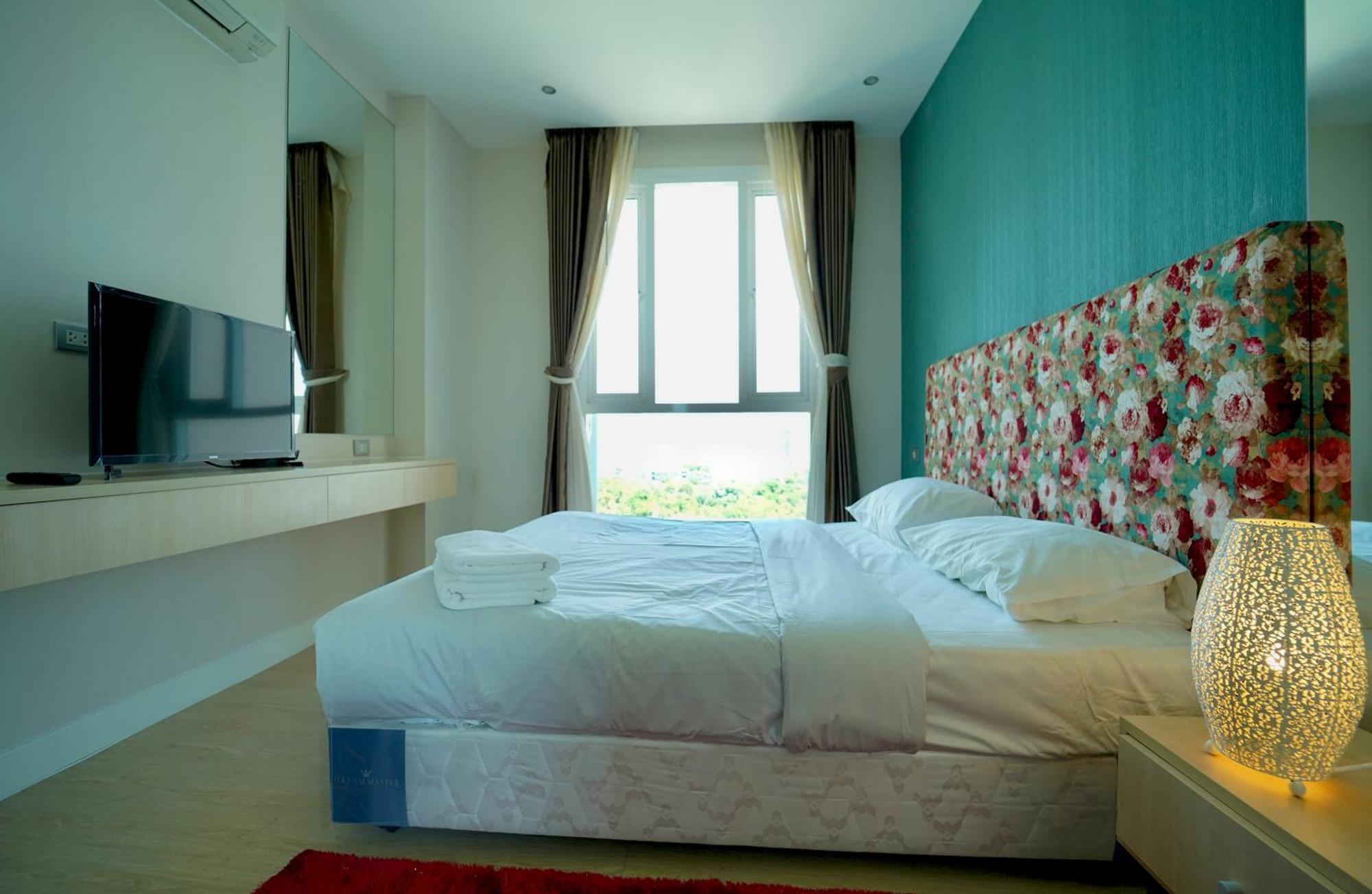 Grande Carribean L Family Stay L Pattaya L Luxury Views & Comfort Szoba fotó