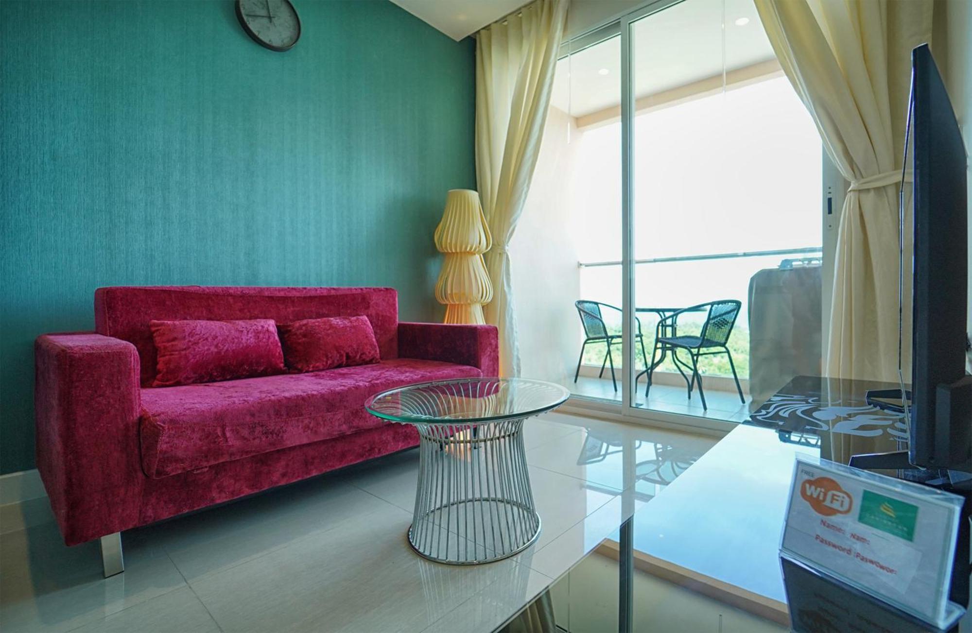 Grande Carribean L Family Stay L Pattaya L Luxury Views & Comfort Szoba fotó