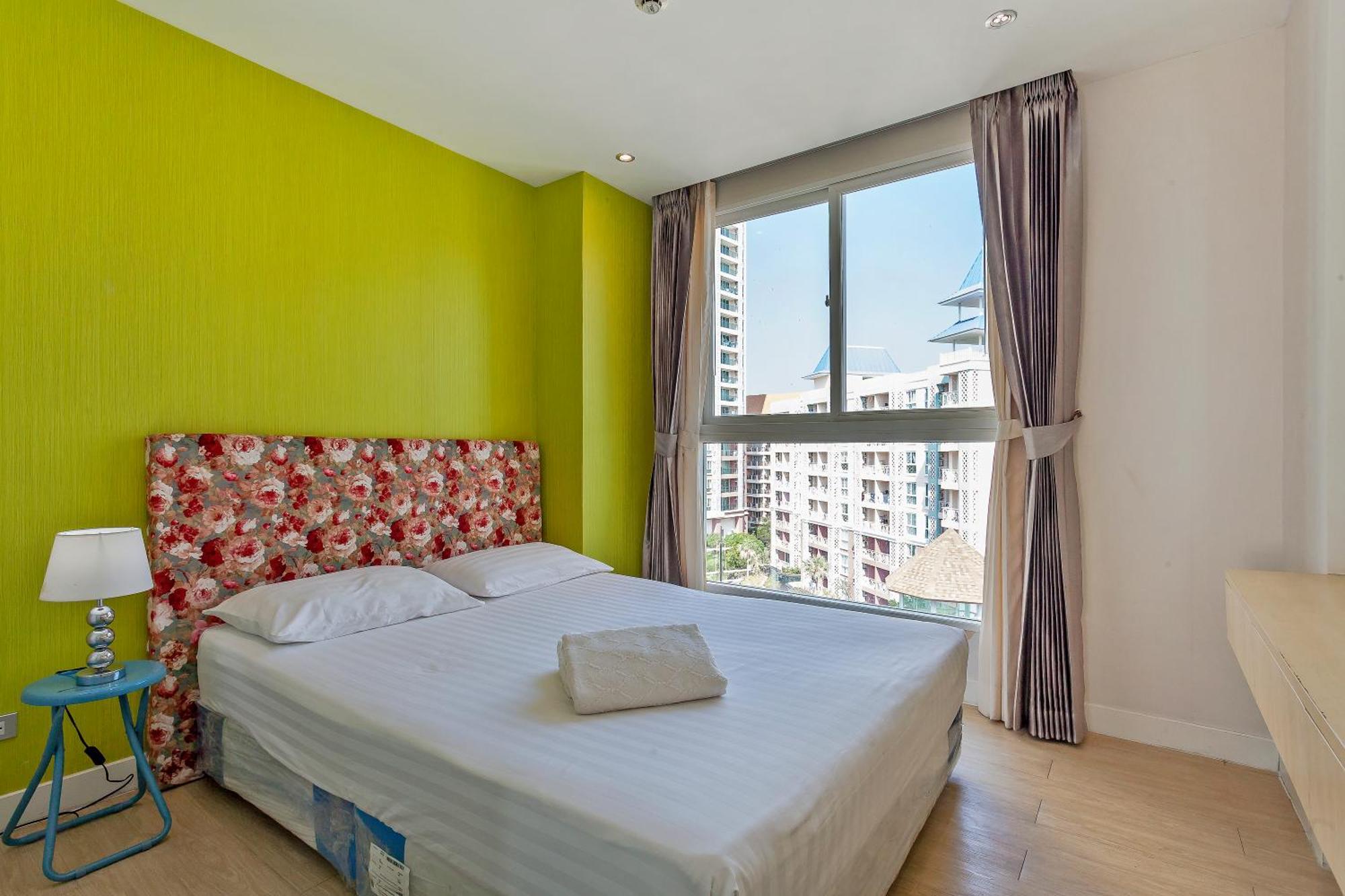 Grande Carribean L Family Stay L Pattaya L Luxury Views & Comfort Szoba fotó