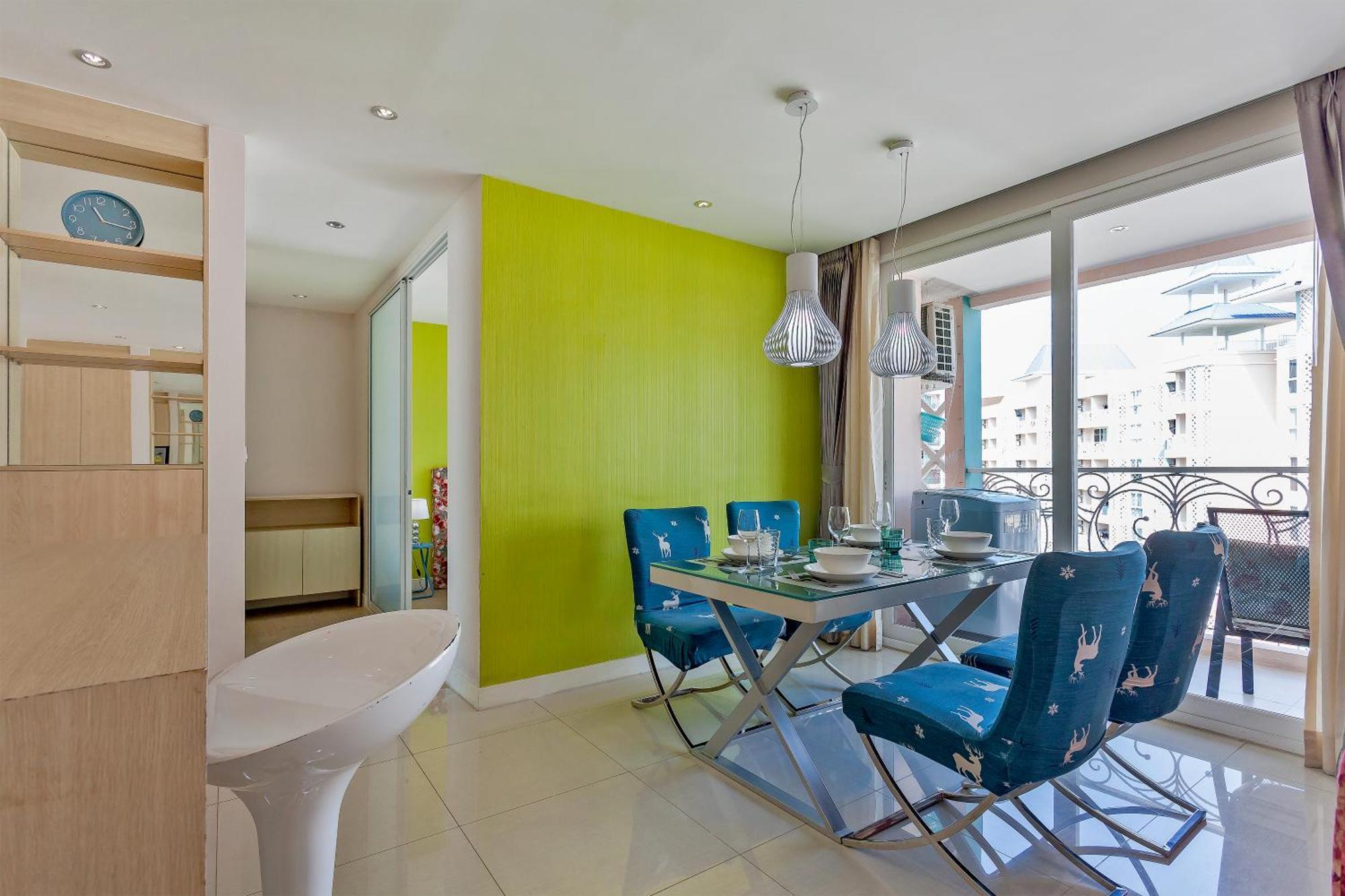 Grande Carribean L Family Stay L Pattaya L Luxury Views & Comfort Szoba fotó