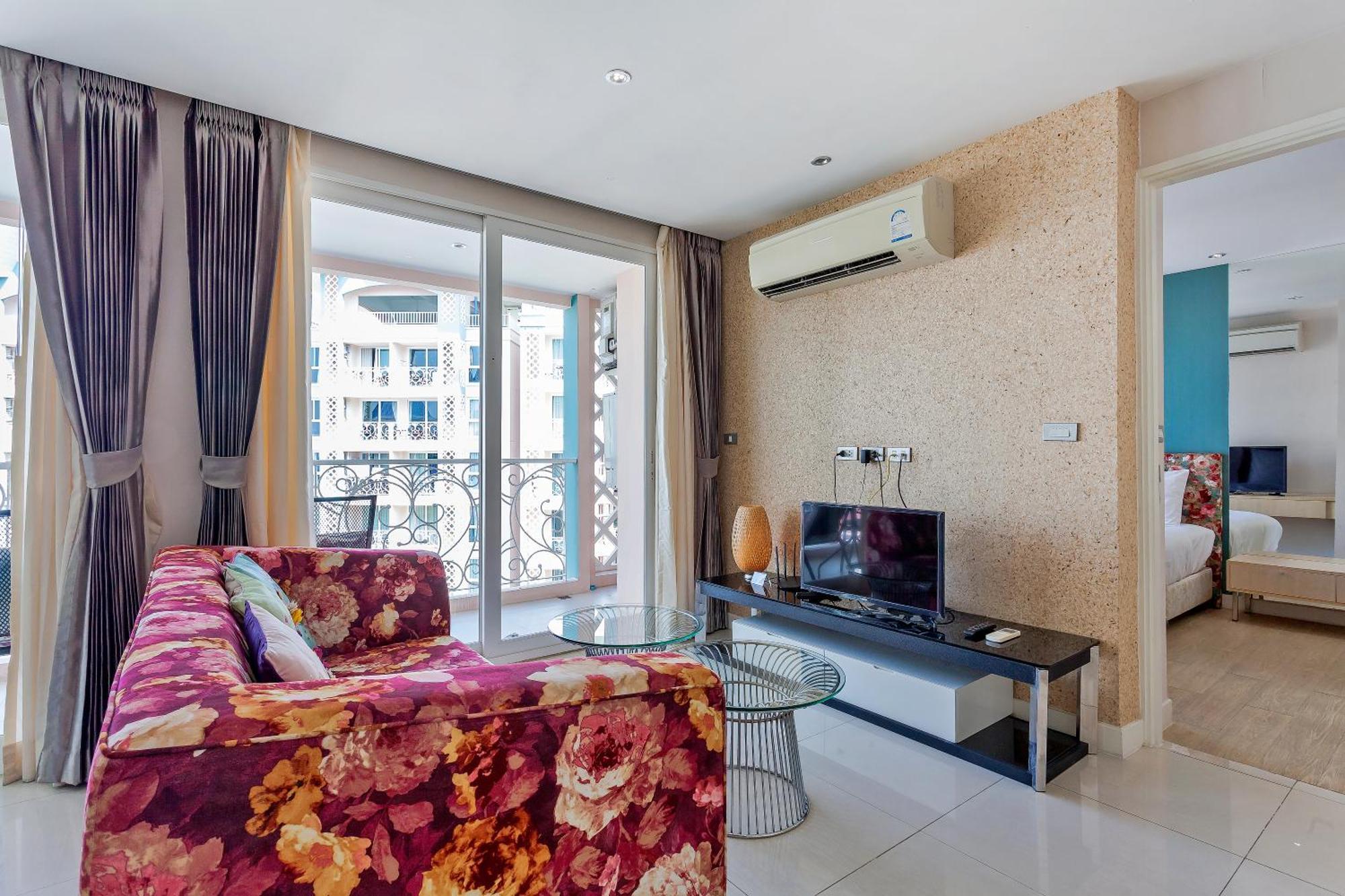 Grande Carribean L Family Stay L Pattaya L Luxury Views & Comfort Szoba fotó